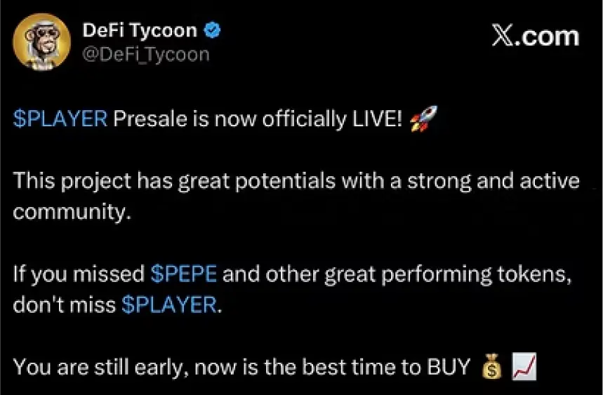$ PLAYER - Most Wanted Crypto Ever Seen