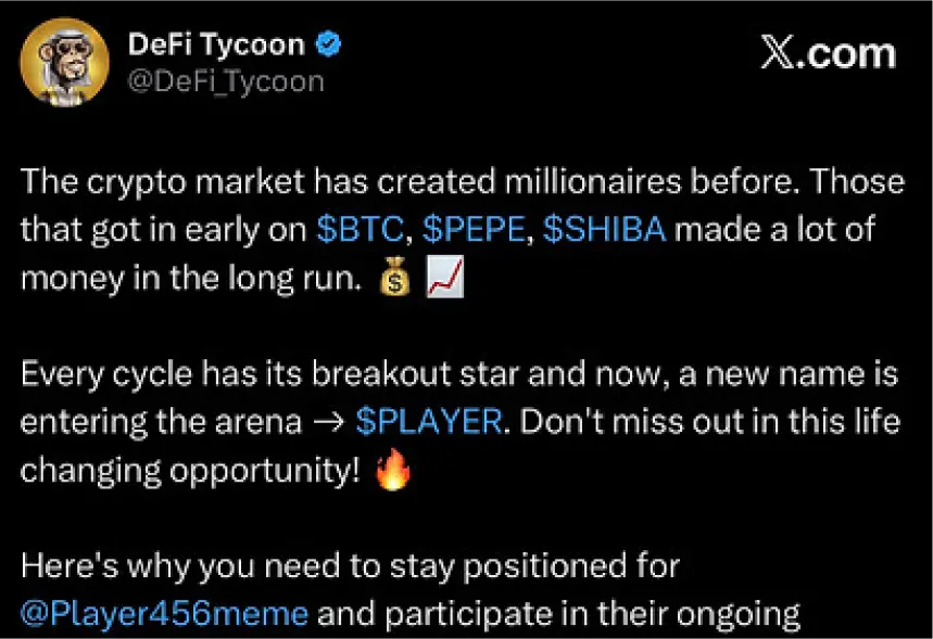 $ PLAYER - Most Wanted Crypto Ever Seen