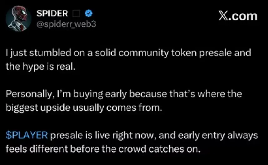 $ PLAYER - Most Wanted Crypto Ever Seen