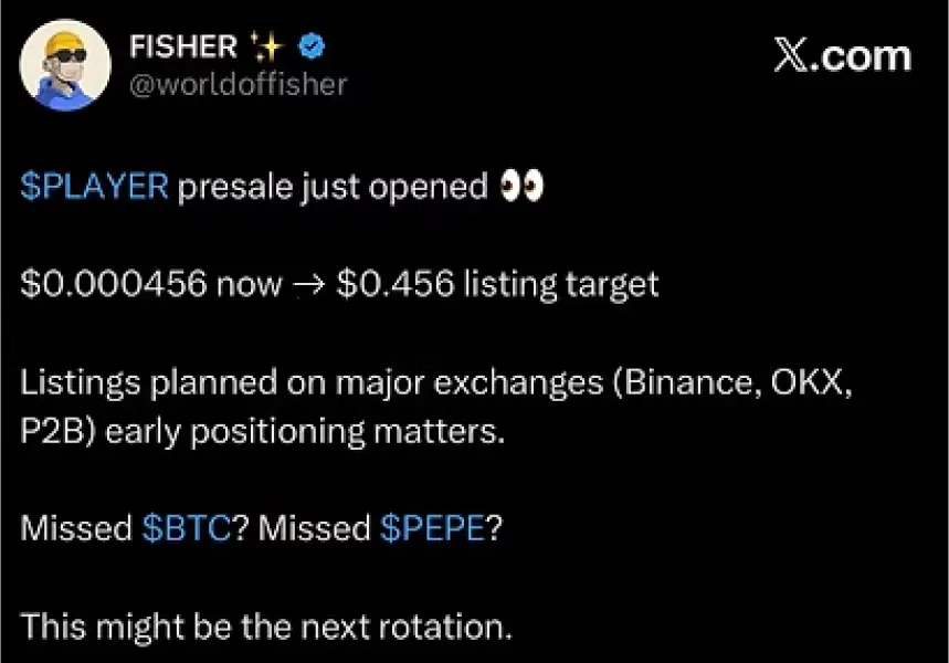 $ PLAYER - Most Wanted Crypto Ever Seen